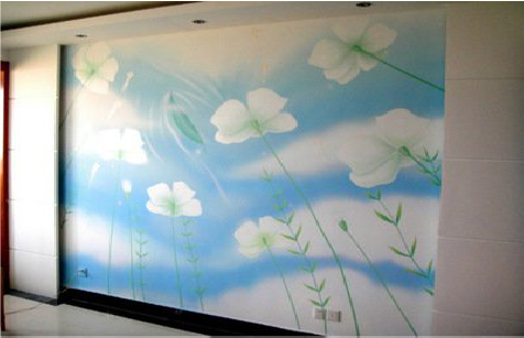 衢州画墙绘怎么画好白云的蓬松感？