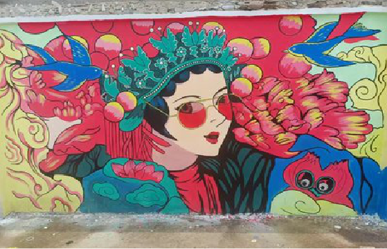 衢州墙体彩绘-网红墙