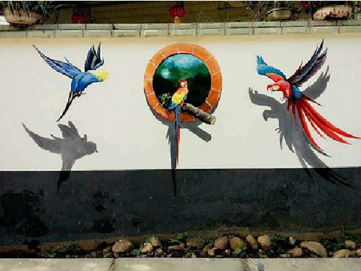 衢州视觉错位-3D墙绘设计