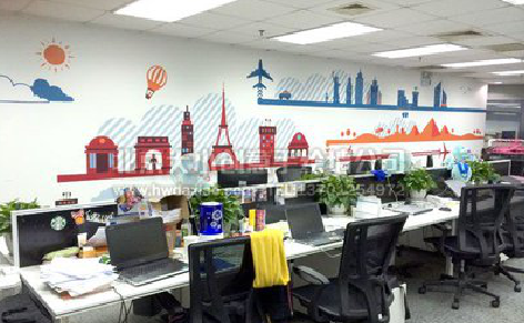 衢州教你设计办公室墙绘的方法。