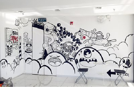 衢州手绘墙并非传统涂鸦。