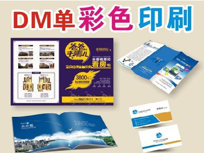 衢州单页印刷，色彩搭配简单。